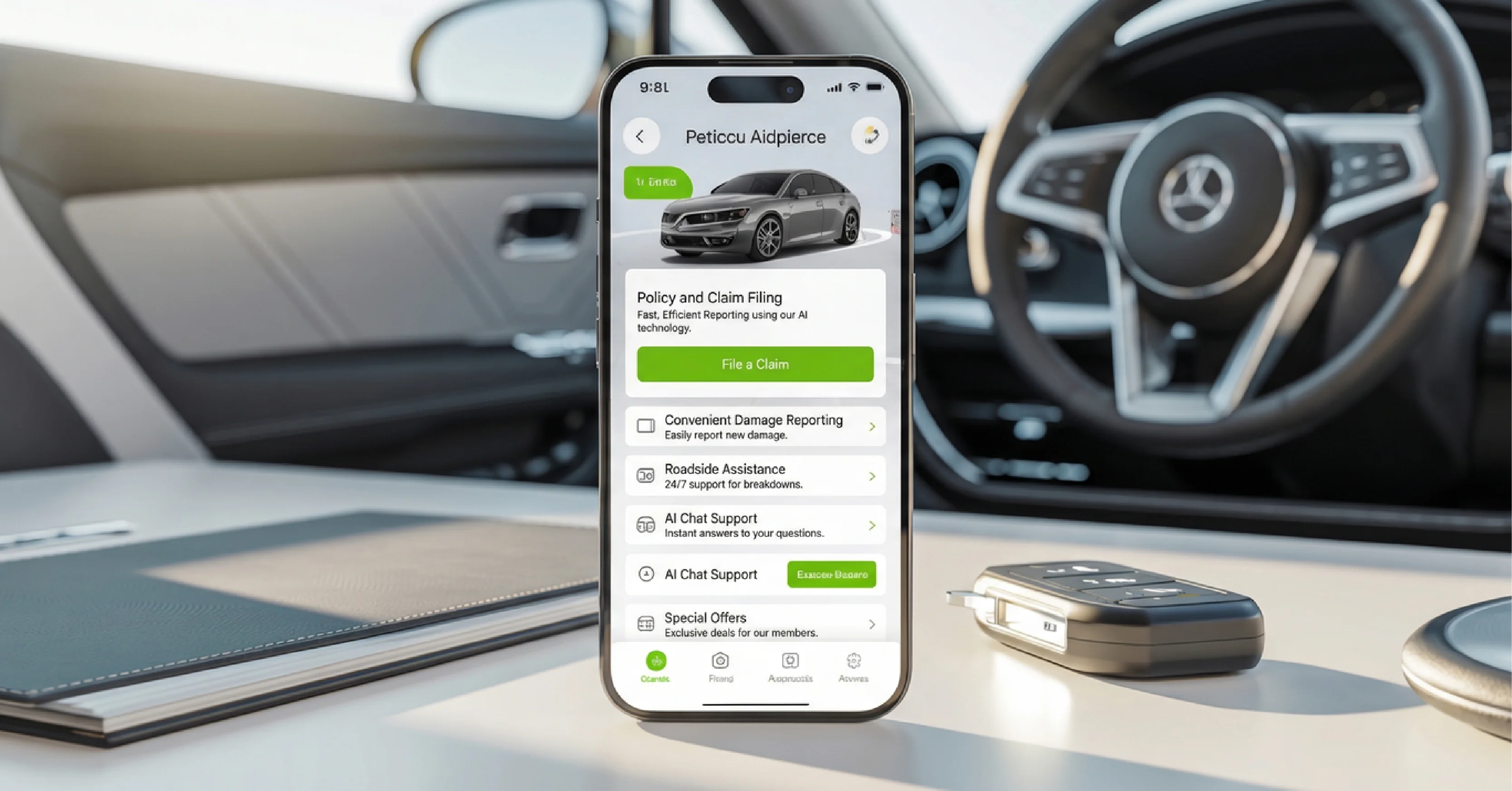 car insurance mobile app development