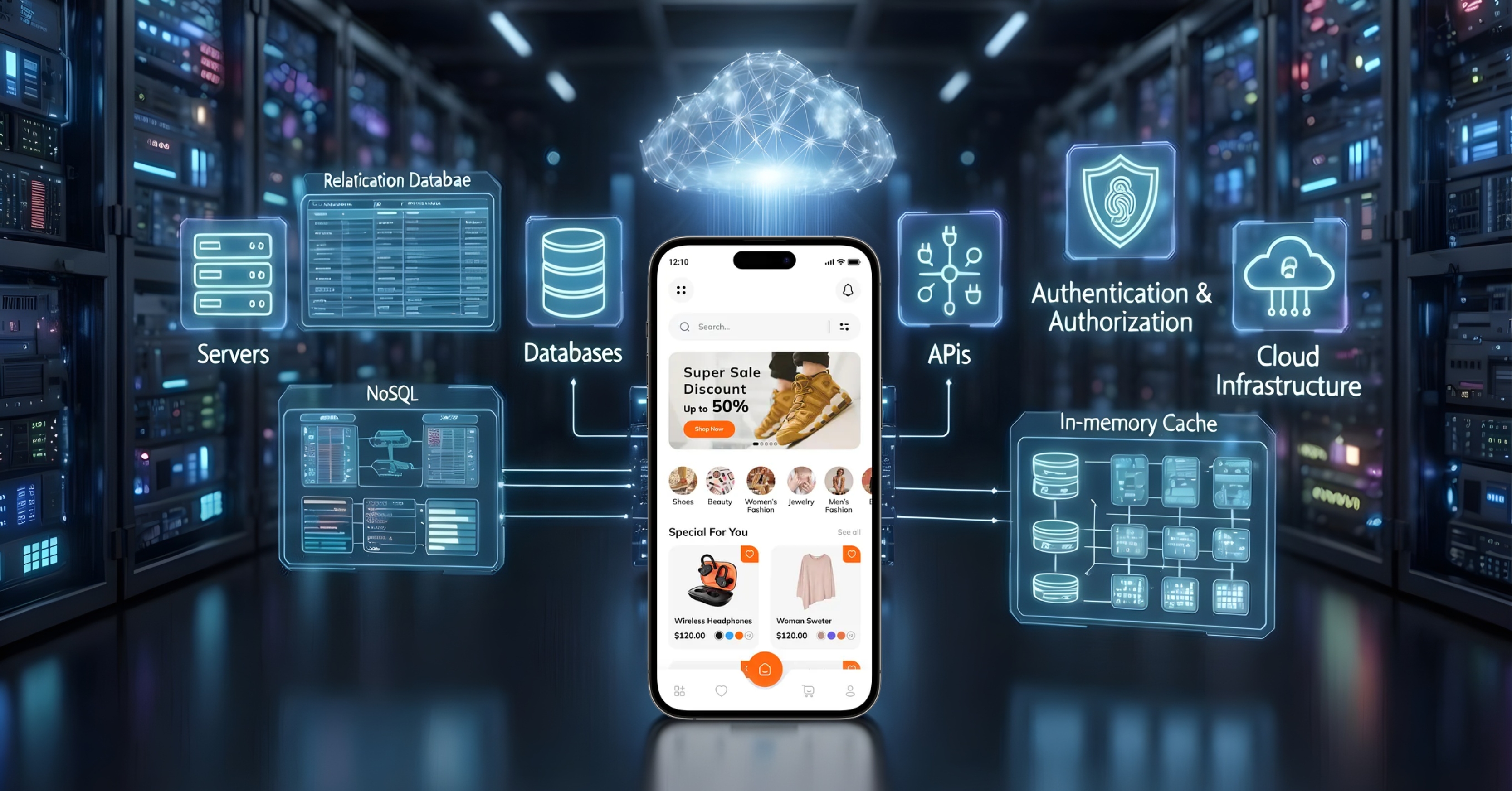 mobile app backend development services